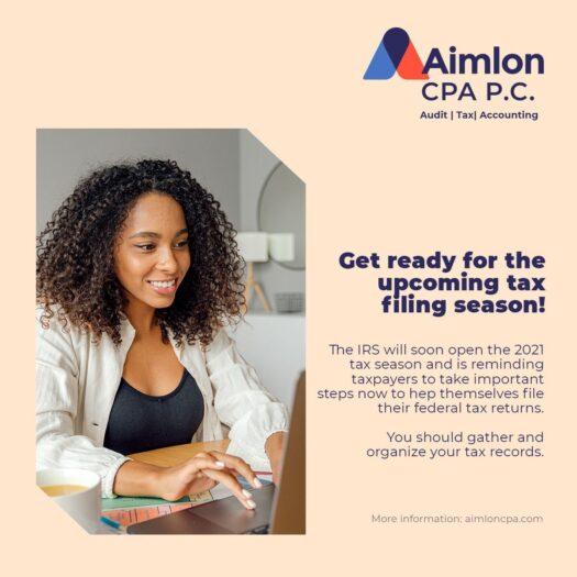 The IRS will soon open the 2021 tax season and is reminding taxpayers to take important steps now to hep themselves file their federal tax returns. You should gather and organize your tax records: